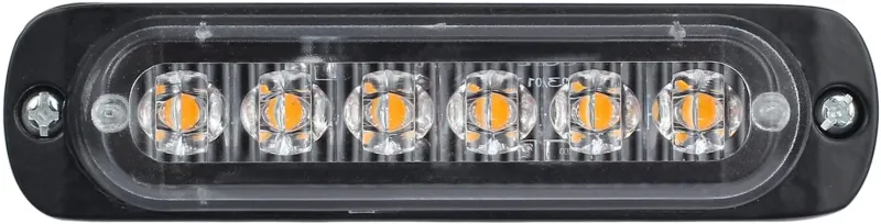 6 Led Аварийна Лампа, Жълта Блиц Светлина, Мигаща, 4 Броя с Контролер, 8 Режима На Работа, 12V - 8