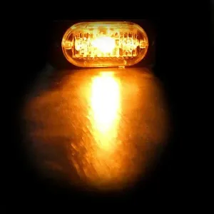 3 LED Аварийна Лампа За Пътна Помощ, Жълта Блиц Светлина, Мигаща! MAR749