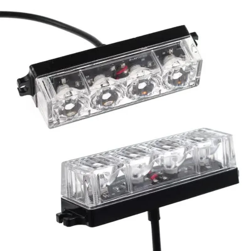 4 LED Аварийна Лампа За Пътна Помощ, Жълта Блиц Светлина, Мигаща! MAR752 - 3