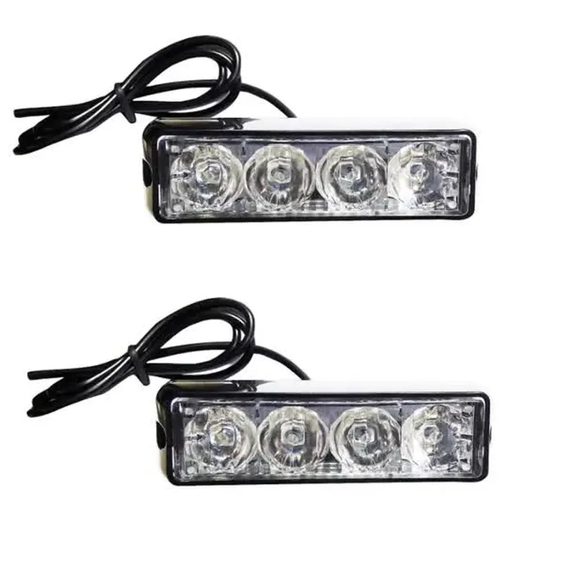 4 LED Аварийна Лампа За Пътна Помощ, Жълта Блиц Светлина, Мигаща! MAR752 - 5