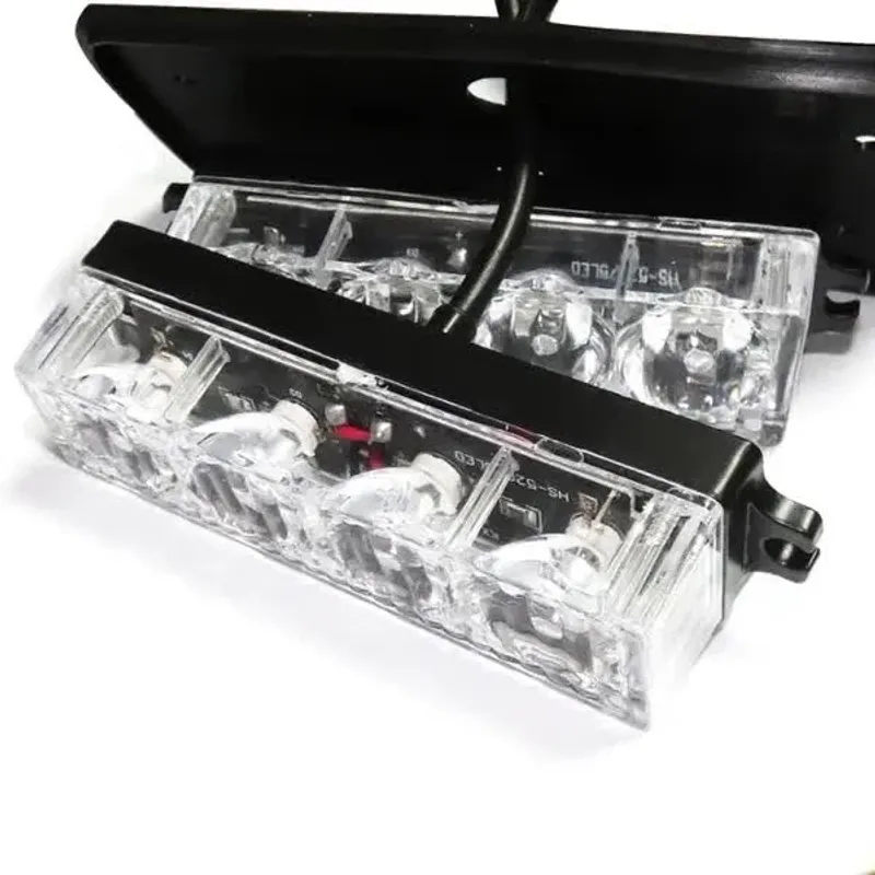 8 LED Аварийна Лампа За Пътна Помощ, Жълта Блиц Светлина, Мигаща! - 10