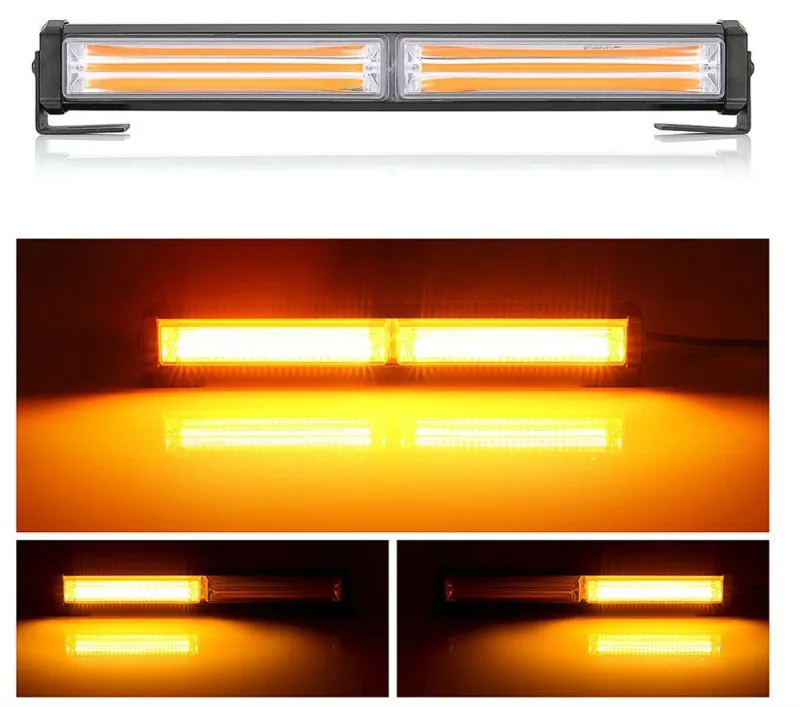 30 Cm Сигнална Аварийна Блиц Маяк Led Бар Лампа Пътна Помощ Платформа 12V-24V 36W - 1