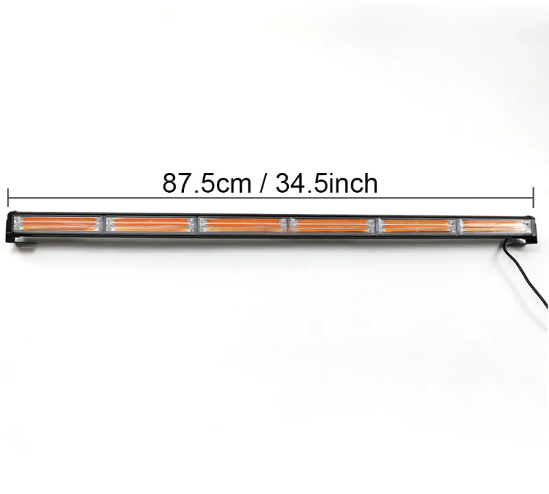 90Cm Сигнална Аварийна Блиц Маяк Led Бар Лампа Пътна Помощ Платформа - 2