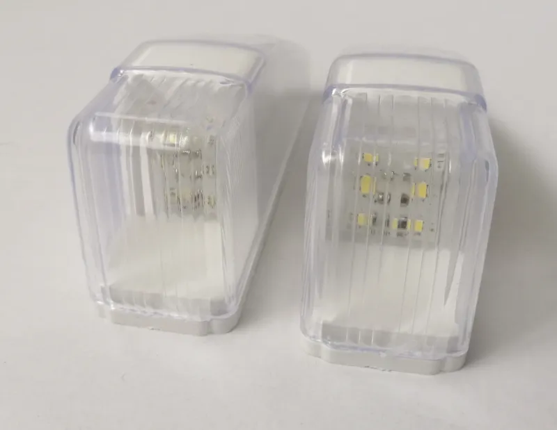 ЛЕД LED Светодиоден бял габарит за кабина на камион 12V - 24V за таван 14 х 4 х 6 cm - 4