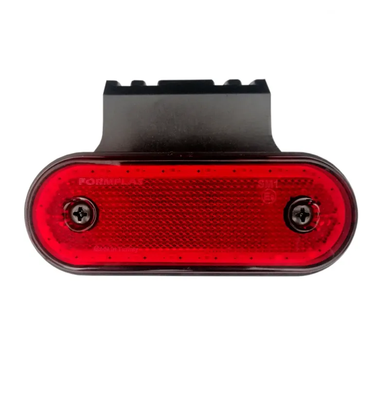 LED Диоден Габарит Маркер Токос със стойка 12V - 24V За Камион Бус Ван Ремарке Каравана Платформа червен - 1