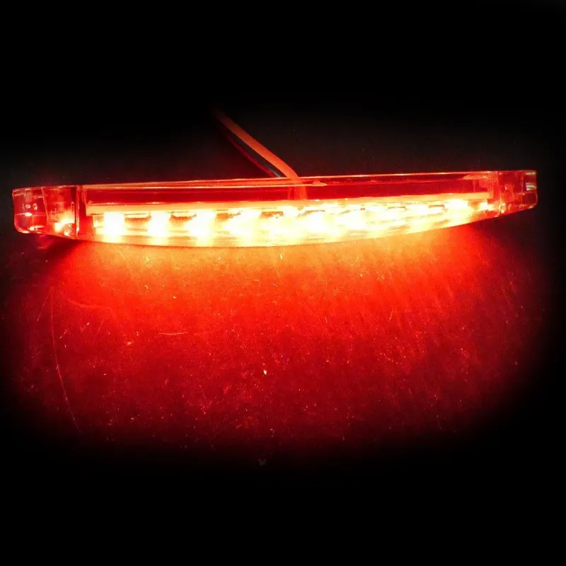 1 брой ЛЕД LED Червен Диоден Маркер Габарит Токос със 9 светодиода за камион ремарке бус ван каравана платформа 24V - 4