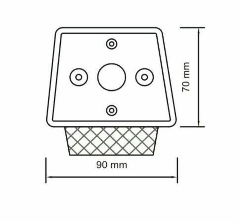 Комплект от 2бр. Лява и Дясна LED Предни Габаритни Светлини Маркери 12V за покрив За Ford Transit Mk5 Mk6 Форд Транзит 1991-2006 - 3