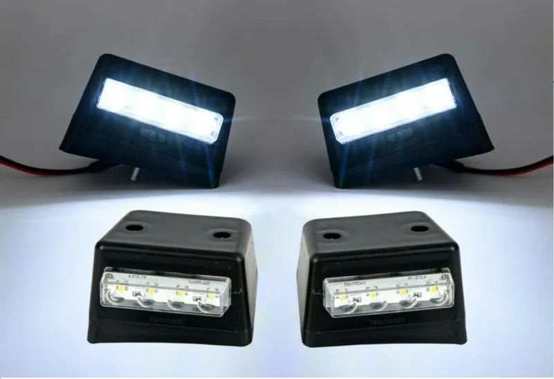 Комплект от 2бр. Лява и Дясна LED Предни Габаритни Светлини Маркери 12V за покрив За Ford Transit Mk5 Mk6 Форд Транзит 1991-2006 - 4