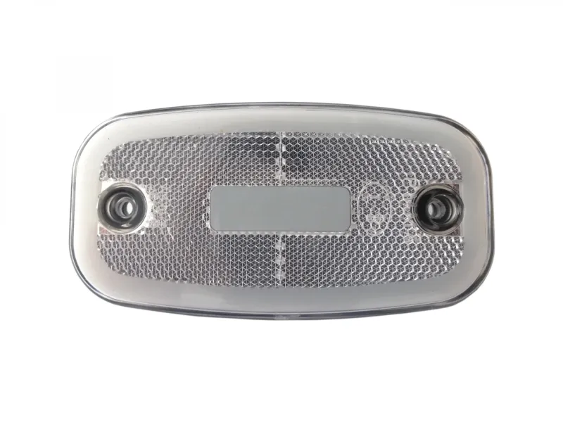 LED Бял Светодиоден Габарит Маткер Токос Неон Ефект, 122mm x 63mm , с Три Функции 12V-24V - 1