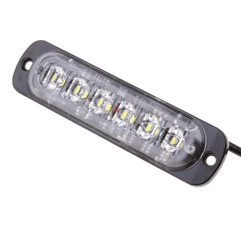LED Лед Диоден 12-24V Габарит Маркер Токос за камион бус ван каравана платформа кемпер бял 112 x 29mm - 5