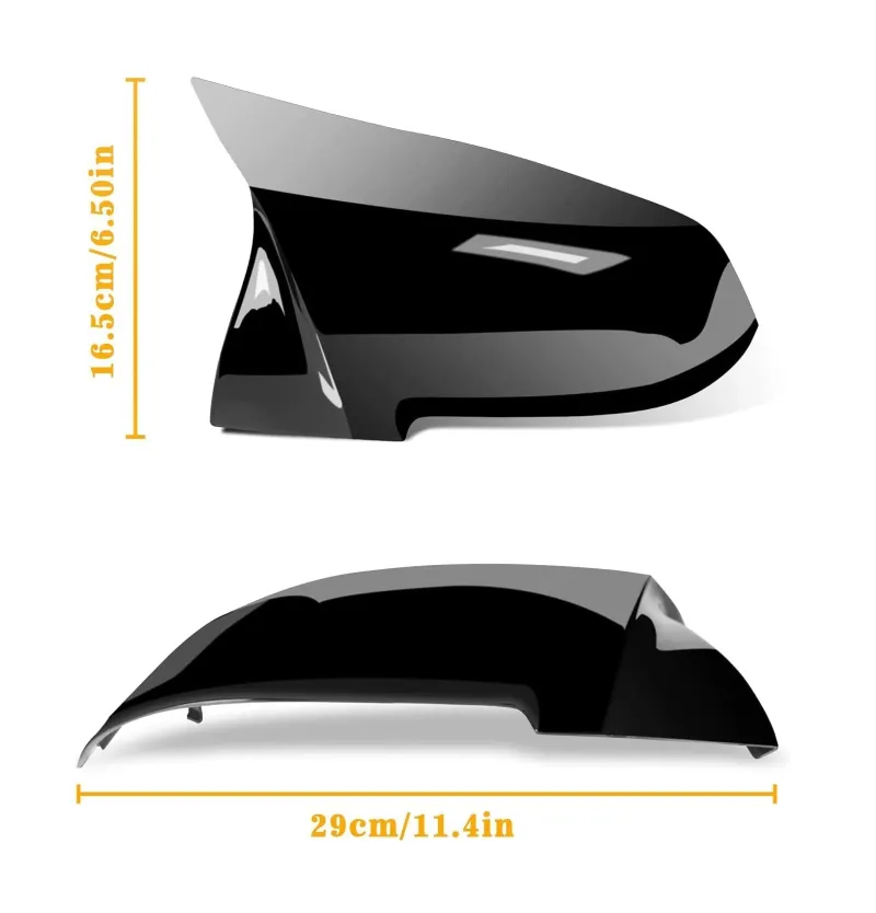 Комплект от 2бр. М Style капаци за странични огледала за BMW F20 F21 F22 F23 F30 F31 F32 F33 F34 F36 GT 3GT E84 E87 I3S - 4