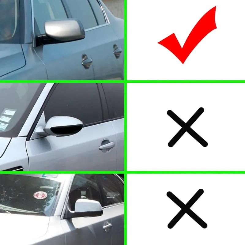 Комплект от 2бр. М-Style капаци за странични огледала за BMW E60 5 серия 2004-2007 PRE-FACELIFT - 6