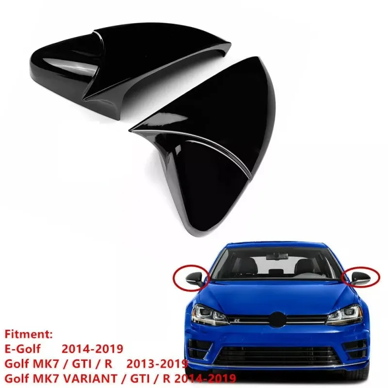 Комплект от 2бр. Batman Style капаци за странични огледала за Volkswagen VW Golf 7 7.5 E-Golf 2013-2020г. - 2