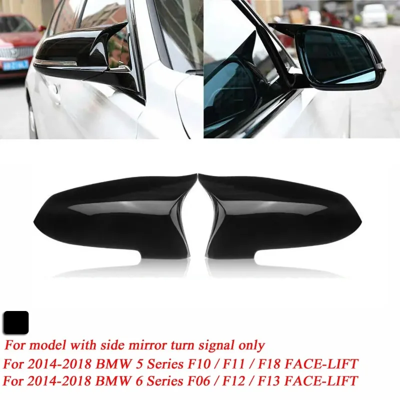 Комплект от 2бр. M-Style капаци за странични огледала за BMW F10 F11 F18 F06 F12 F13 F01 F02 FACELIFT Фейслифт - 4