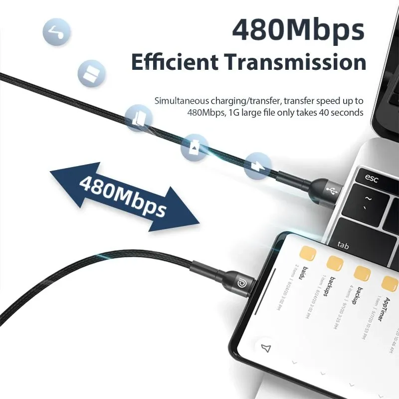 Кабел Phone Planet USB Type-C 2m - 2