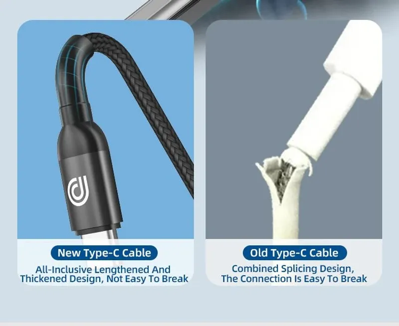 Кабел Phone Planet USB Type-C 1.2m - 1