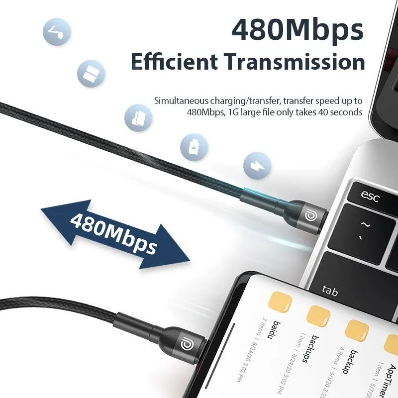 Кабел Phone Planet USB Type-C/Type C 2m - 3