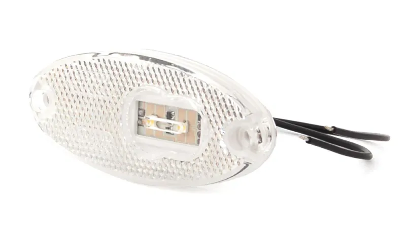 LED Светодиоден Габарит, Бял, Е-Mark, 12V-24V - 0