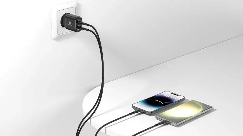 Адаптер Phone Planet 220V A+C black - 1