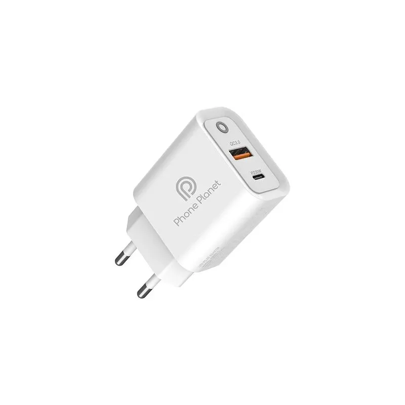 Адаптер Phone Planet 220V A+C white - 1