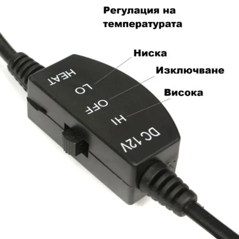 Подгряваща постелка/тапицерия за седалка на автомобил, бус, джип 12V - 1