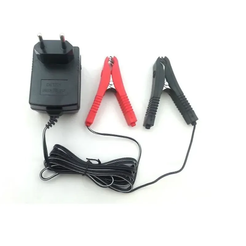 Зарядно за акумулатор 12V 500mA универсално, Европейска версия - 0