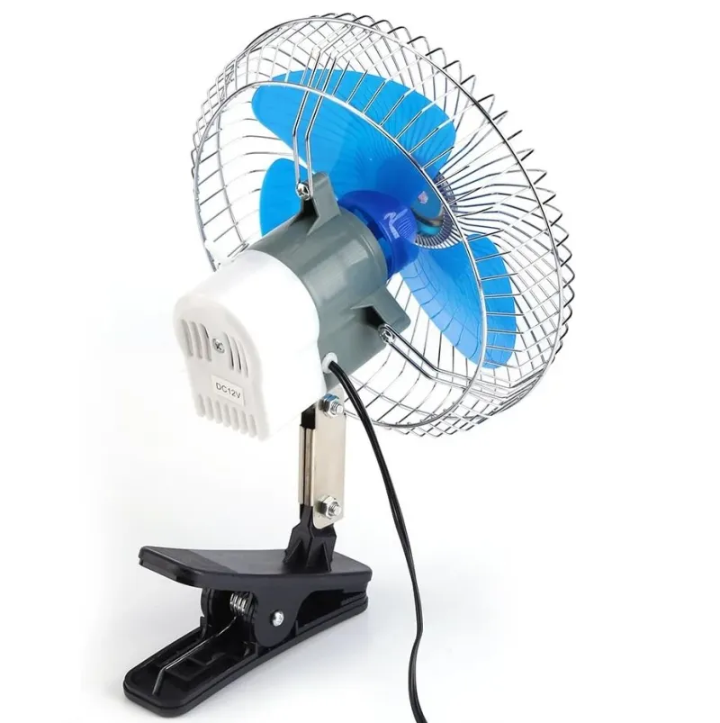 12V 20 cm 8 инча вентилатор за автомобил с клипс щипка - 5