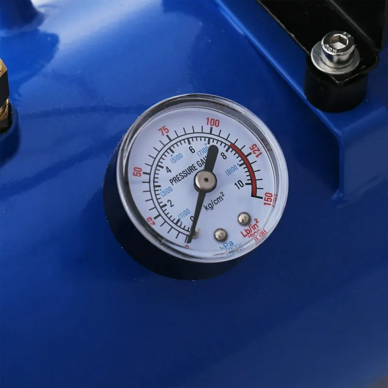 Компресор За Въздух Под Налягане, 12V, 150psi, 8 Бара, 6 литра, За Тромби, Помпене, Боядисване и др. - 4