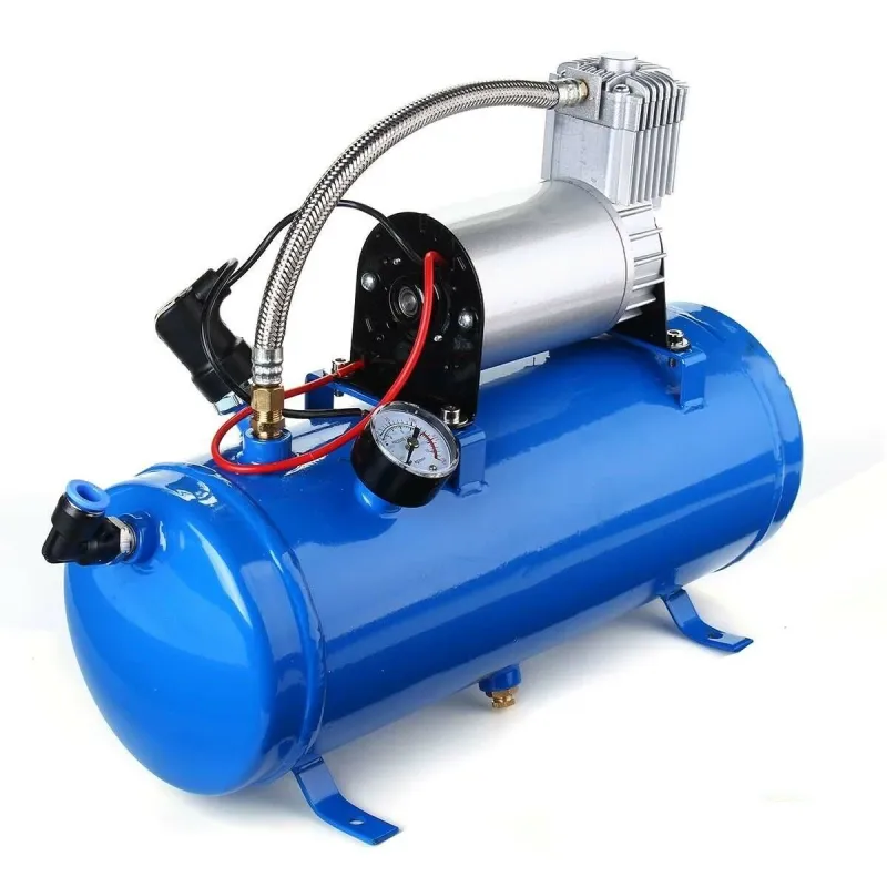 Компресор За Въздух Под Налягане, 12V, 150psi, 8 Бара, 6 литра, За Тромби, Помпене, Боядисване и др. - 0