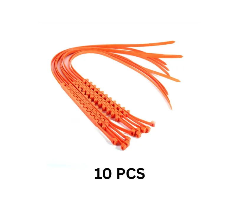 10 броя универсални PVC / ПВЦ вериги за сняг, лед, кал. 14 -19 цола гуми. Бърз и лесен монтаж - 11