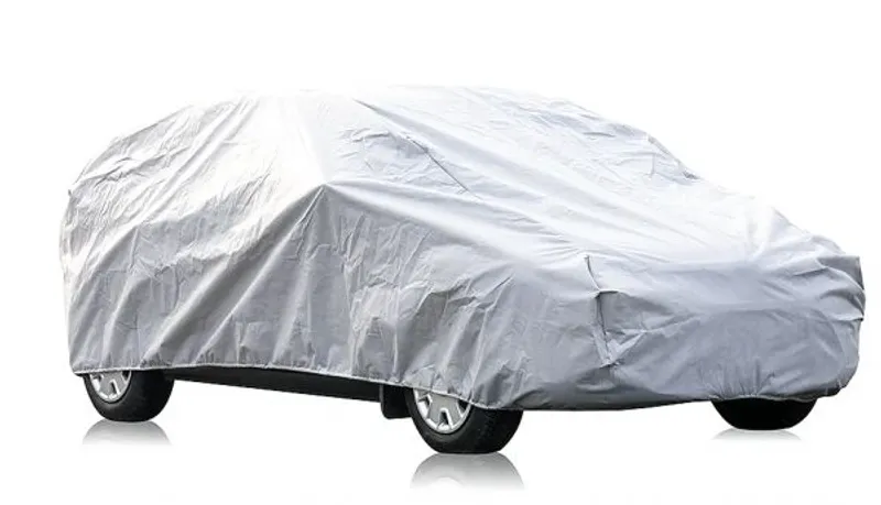 Водоустойчиво висококачествено покривало Perfect за автомобил размер XL ХЛ 150 cm x 485 cm сив CarPassion - 3