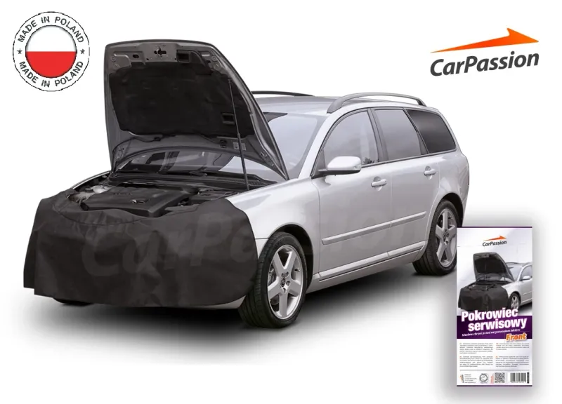 Предпазно работно покривало за предната част на автомобила CarPassion Универсално висококачествено - 0
