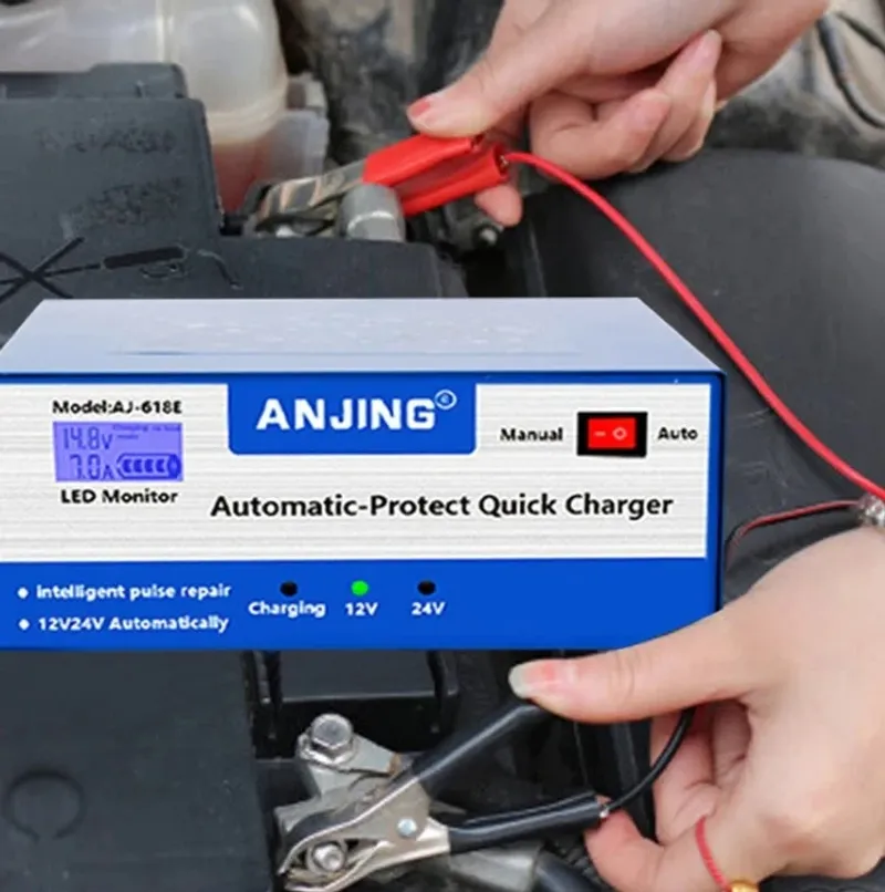 Интелигентно Импулсно зарядно за акумулатор 12V - 24V - 5