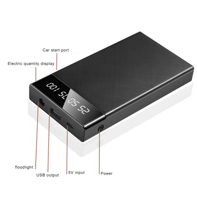 Стартерно, зарядно устройство за акумулатори 1000A, 12V, 10 000mAh - 3