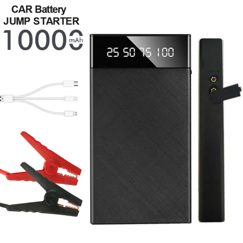 Стартерно, зарядно устройство за акумулатори 1000A, 12V, 10 000mAh - 0