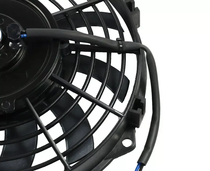 Универсален електрически вентилатор перка за радиатор – 9 инча (23 см), 12V, 80W, ABS и стомана, безшумен - 2