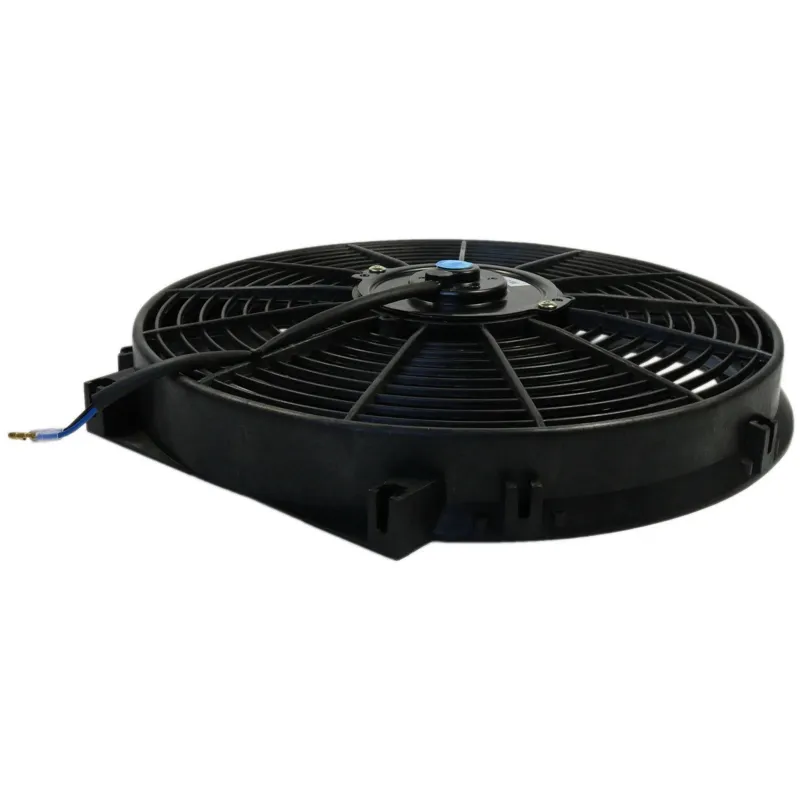 Универсален електрически вентилатор перка за радиатор – 14 инча(36см), 12V, 80W, ABS и стомана, безшумен - 2