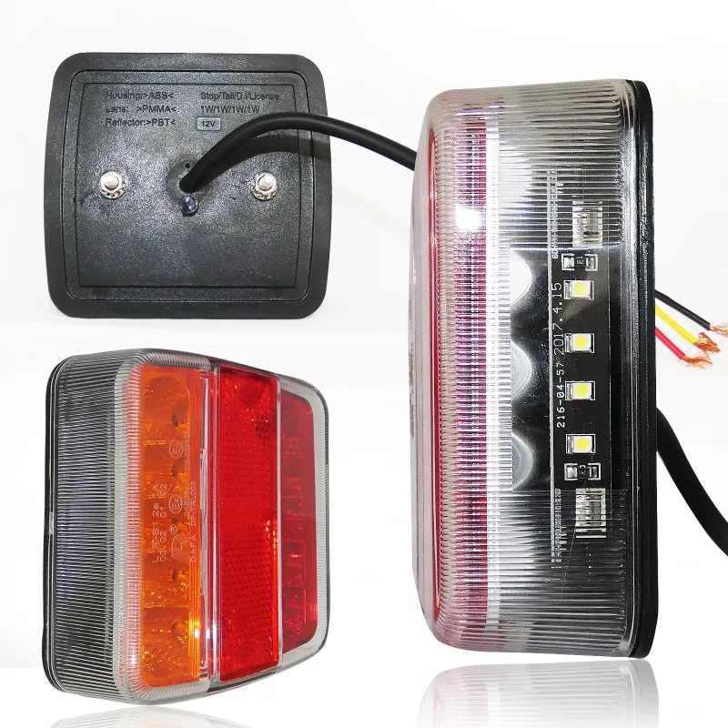 1 брой LED ЛЕД Диоден Стоп Задна светлина 12V 24V Волта за бус камион ТИР ремарке каравана - 0