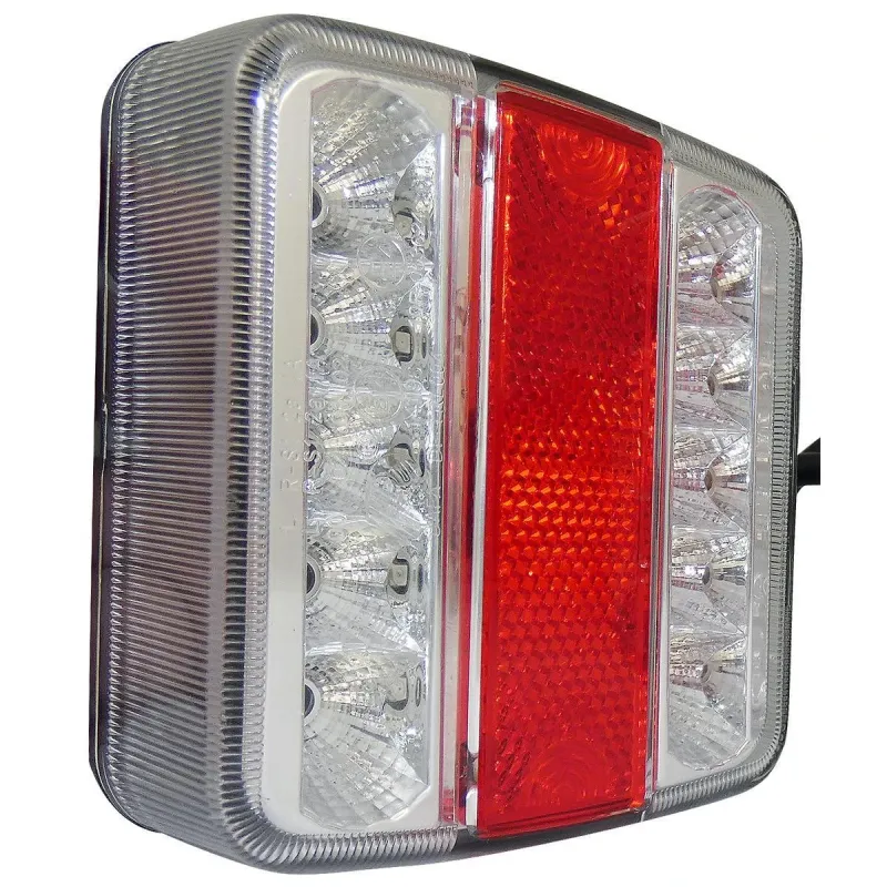 12V LED стопове пет функции за ремаркета и колесари с магнит кабел - 9