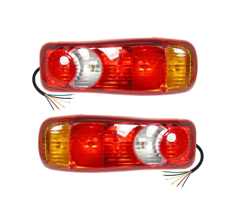 Комплект Стопове 35cm x 12 cm Бус, Камион ТИР Ремарке Караванa Платформа 12V-24V, Тип Рибка С Крушки 6 Функции - 11