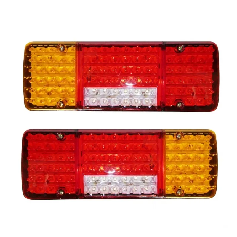 Комплект LED стопове мигач задна светлина 12V за камион бус ТИР, ремарке - 0