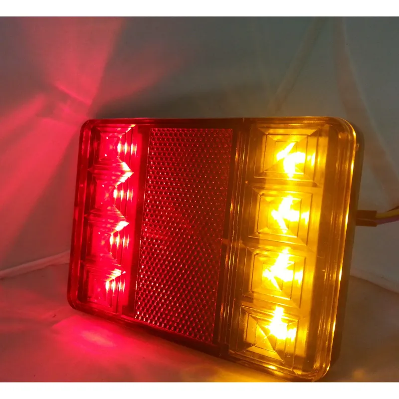 Комплект LED Диодни стопове, стоп светлини, задни светлини 12V-24V за бус камион ТИР ремарке каравана платформа - 4