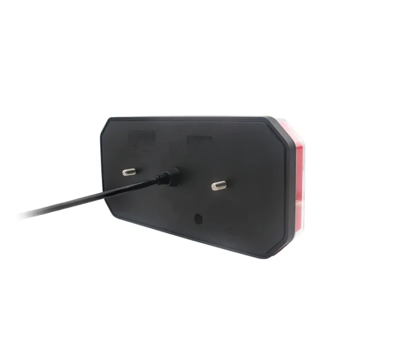 Комплект Ляв + Десен Мултифункционални Диодни LED Лед Стопове с Бягащ Мигач Неон Neon Ефект 12V 24V 305mm X 140mm X 35mm E9 За Бус Камион Тир Ремарке Караванa - 1
