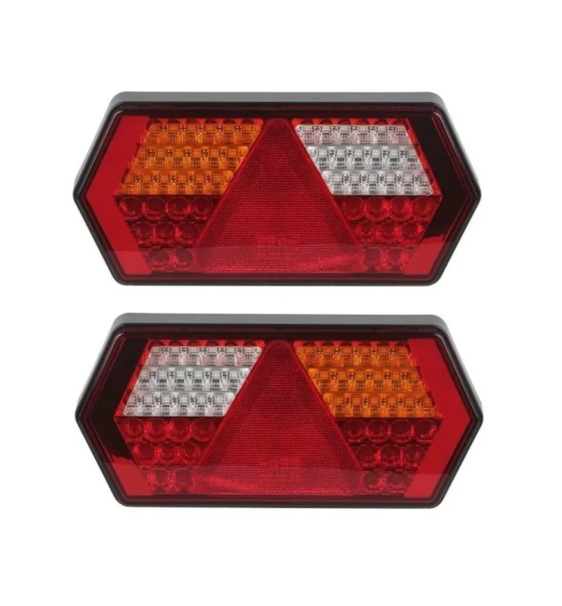 Комплект LED ЛЕД Диодни Стопове, Неон, Динамичен Мигач, 6 Функции, 12/24V - 1