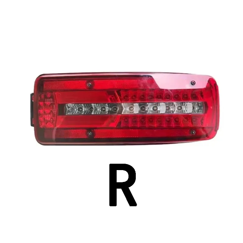 Комплект Ляв и Десен LED стопове Man Ман TGX 24V с 8 функции подходящи за Ремарке Караванa Бус Тир Камион - 2