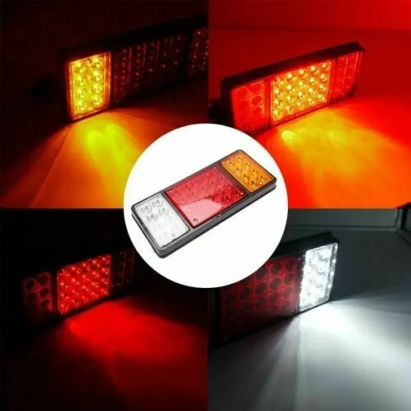 Комплект LED Стопове с 4 Функции - 12V - за ремаркета каравани селскостопански превозни средства - 5