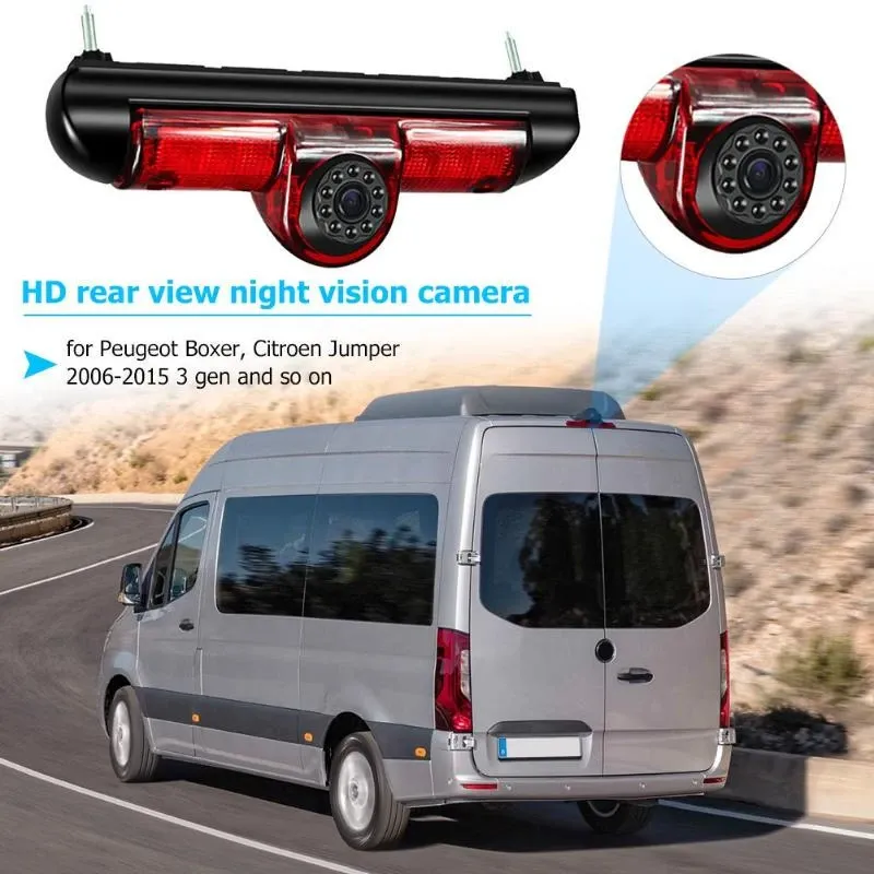 LED стоп за Ситроен Джъмпер Citroen Jumper III, Фиат Дукато Х250 Fiat Ducato X250, Пежо Боксер Peugeot Boxer III, с вградена камера за задно виждане - 3