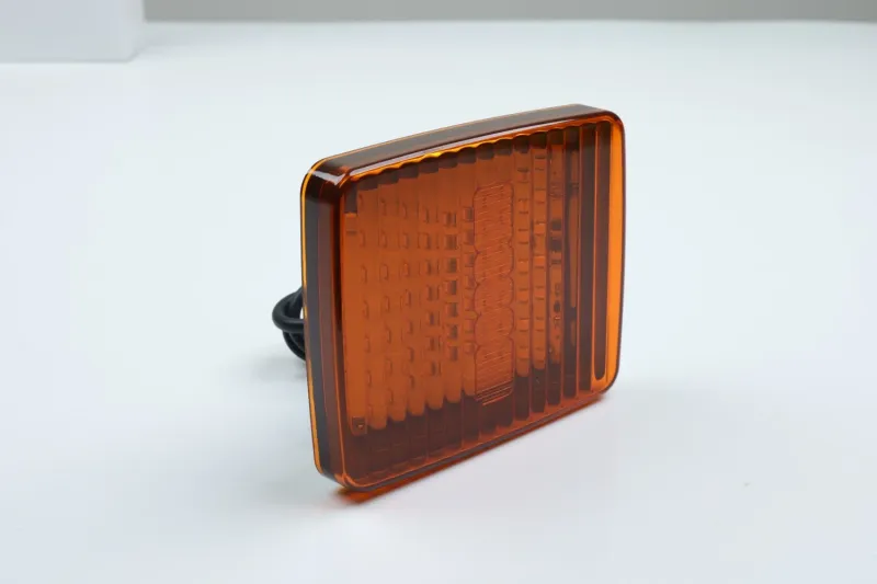 LED оранжев сигнален габарит с 70 LED диода, 12-24V - 7