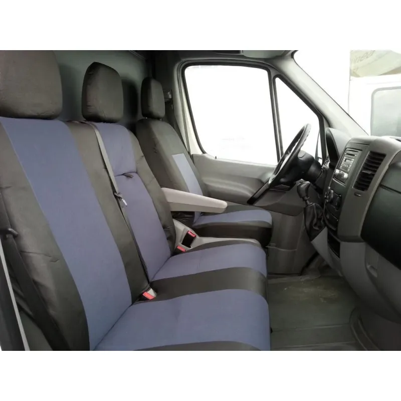 2+1 Калъфи тапицерия за предни седалки за Мерцедес Спринтер W906 2006+ Mercedes Sprinter, Фолксваген Крафтер Volkswagen Crafter TAP116 - 0