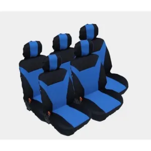 Калъфи тапицерия за Ford S-MAX C-MAX, VW Touran, Sharan, Toyota Corolla Verso, Син цвят
